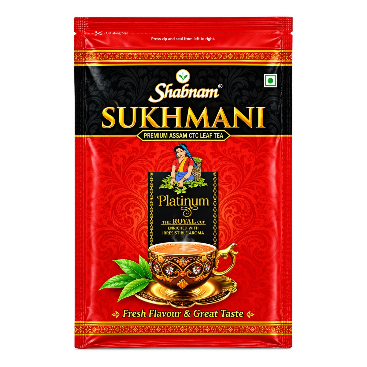 Shabnam Platinum tea pack